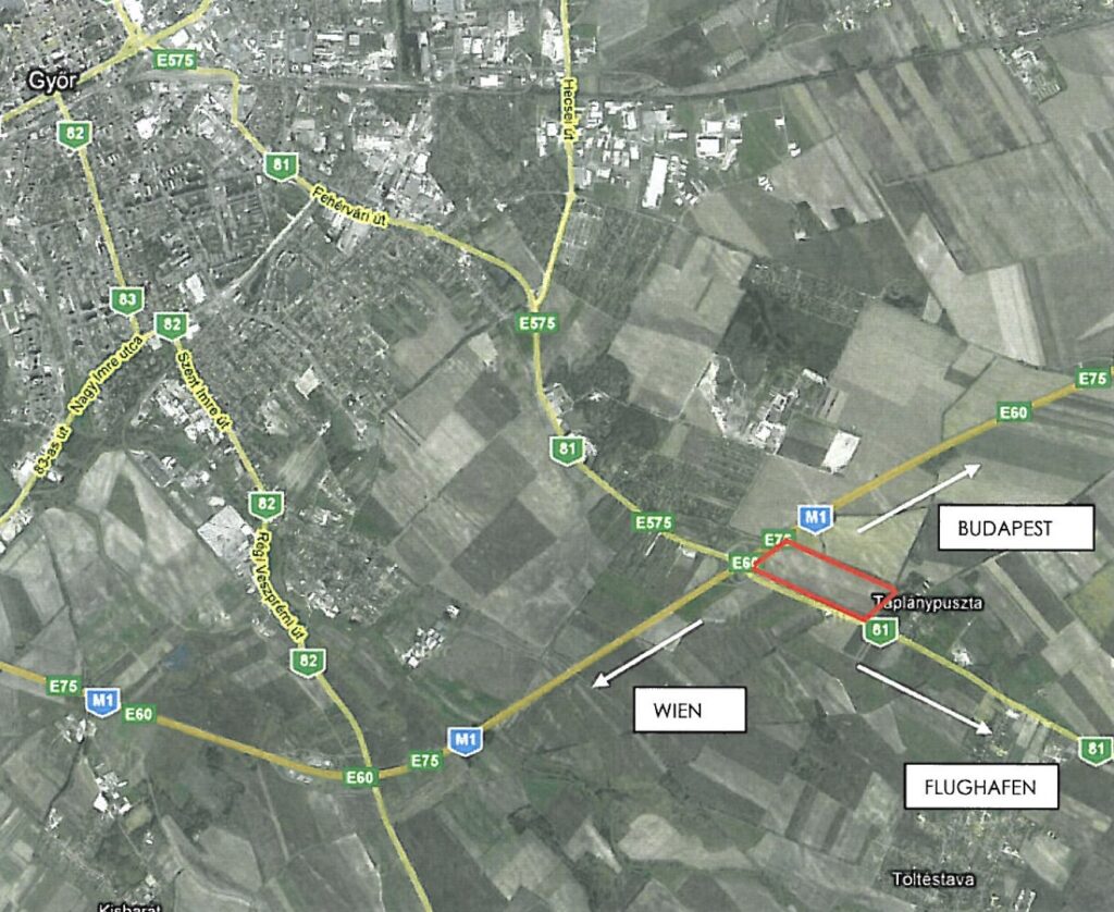 GYÖR Europa Park  348.480 m²