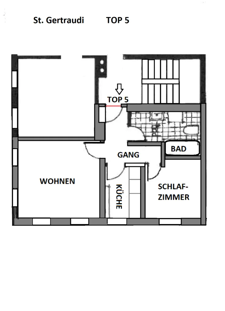 2-Zimmerwohnung mit 47 m²